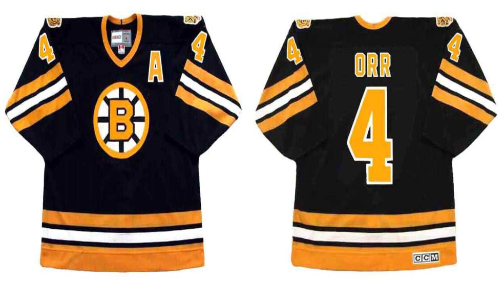 2019 Men Boston Bruins #4 Orr Black CCM NHL jerseys2->boston bruins->NHL Jersey